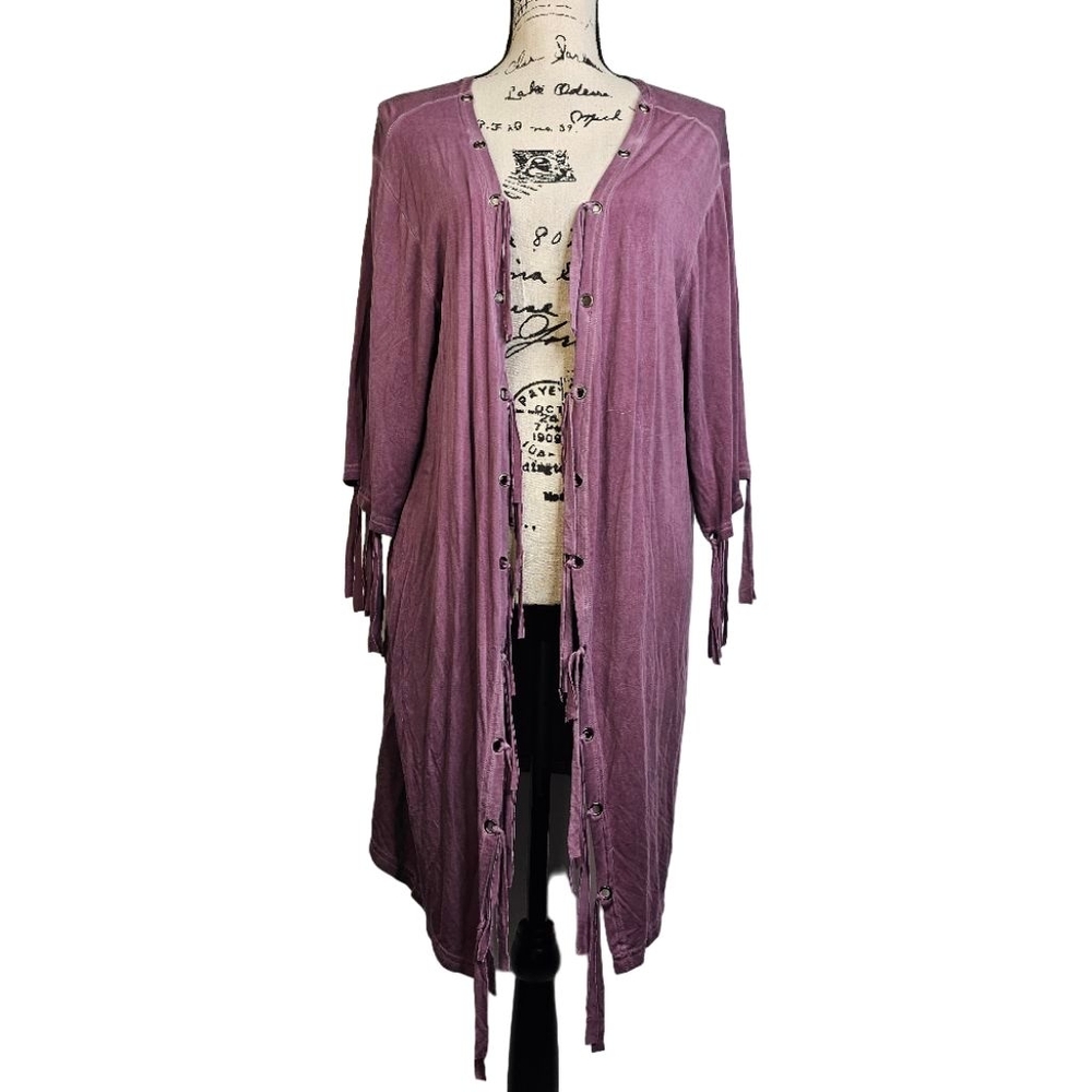 POL fringe Cardigan sz S